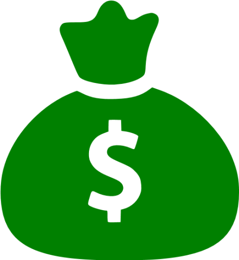 Money Icon Black Png (512x512)