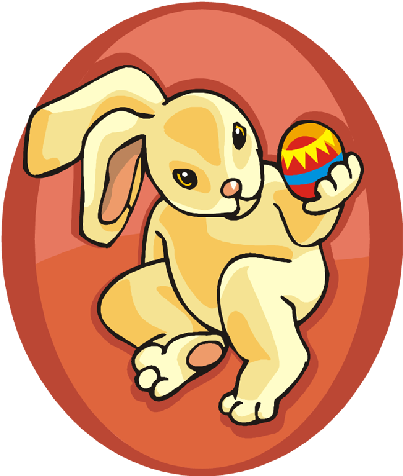 Funny Cute Easter Eggs Cartoon Clip Art Images Are - Bewundern Einer Ei-häschen-ostern-karte Karte (500x500)