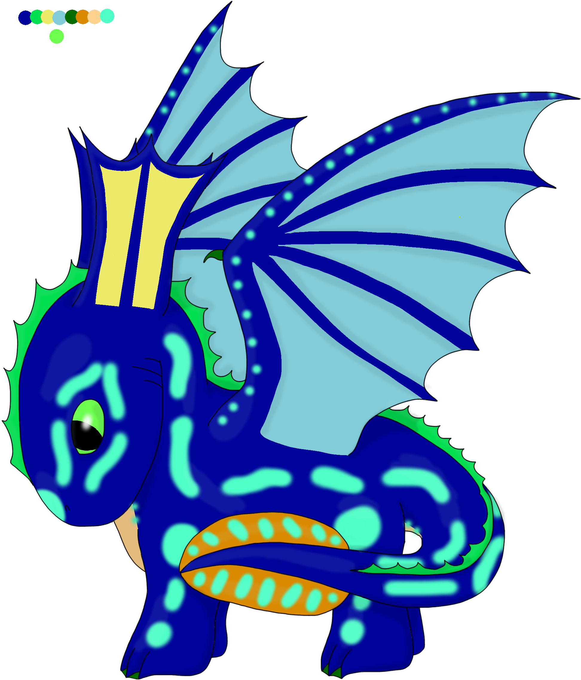 Jade And Her Mate Seaweed - Cartoon (2023x2400)