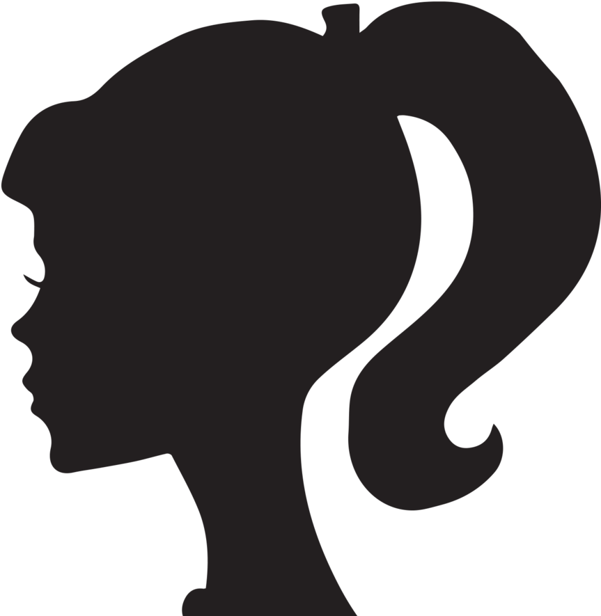 The Delhi Connoisseur - Female Profile Silhouette Png (900x901)