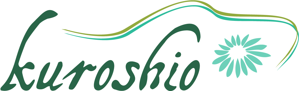 The Ocean Waves Inspired The Fluid Type, Colors And - Kuroshio Midtown Sushi And Lounge (1300x400)