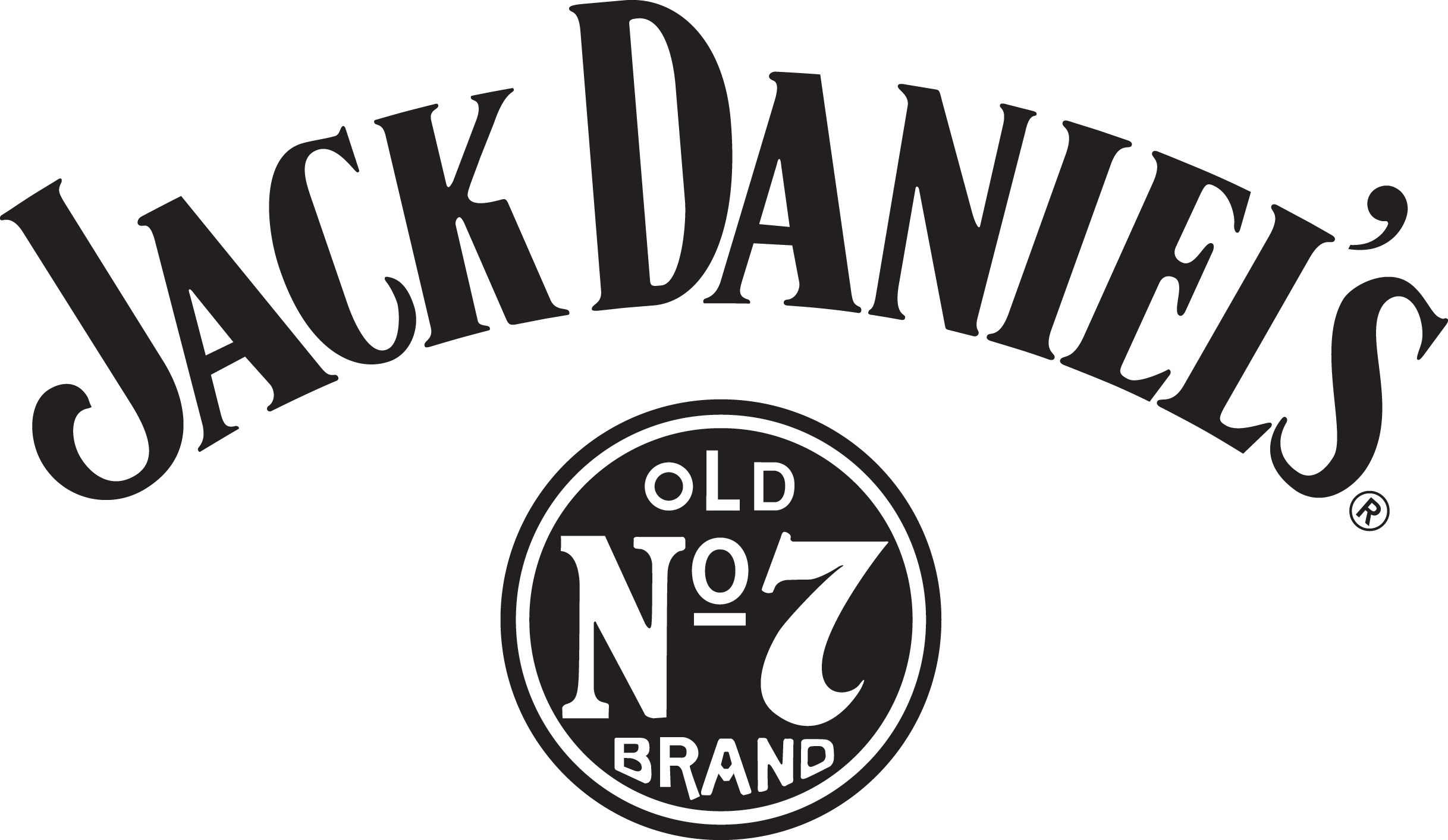 Jack Daniels Clipart Transparent 7 - Jack Daniels Old No 7 Logo (2435x1413)