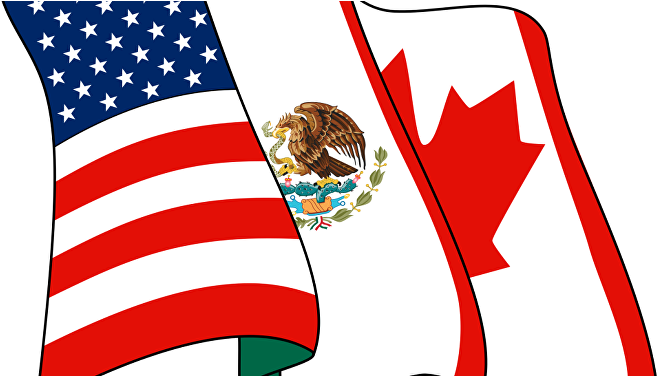 Coat Of Arms Of North American Free Trade Agreement - North American Free Trade Agreement (705x375)