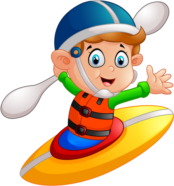 Craft - Boy Playing With Remote Boat Cartoon Png (600x632)