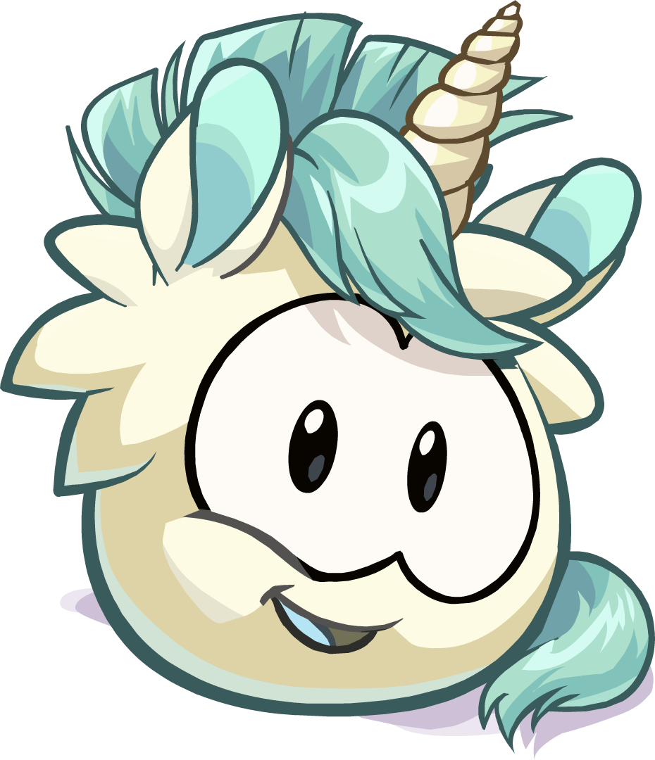 Image - Club Penguin Unicorn Puffle (930x1080)