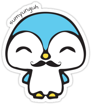 How To Draw A Cute Baby Penguin Youtube - Sticker (375x360)