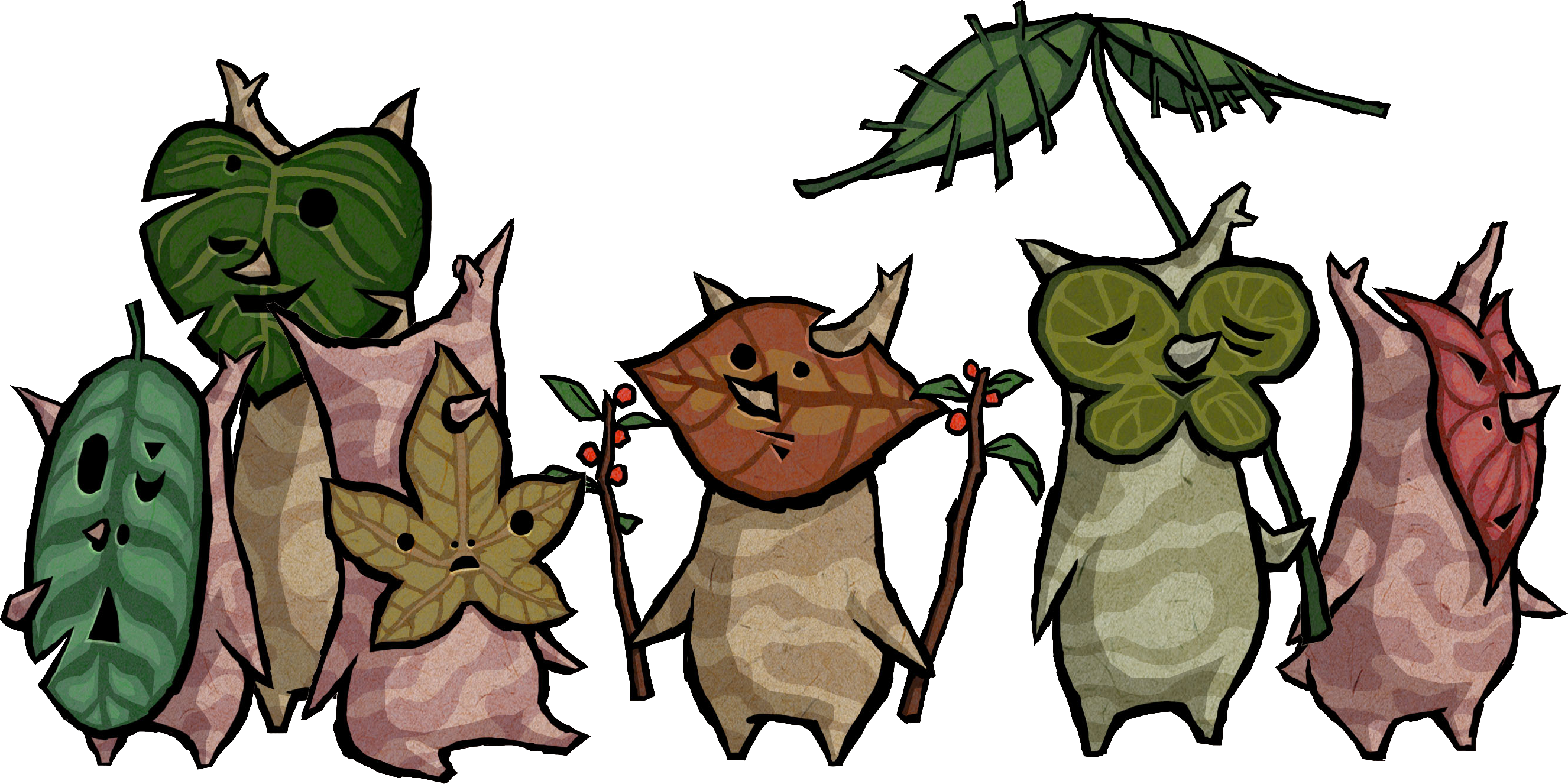 Wind Waker Koroks - Legend Of Zelda Kokiri (2652x1326)