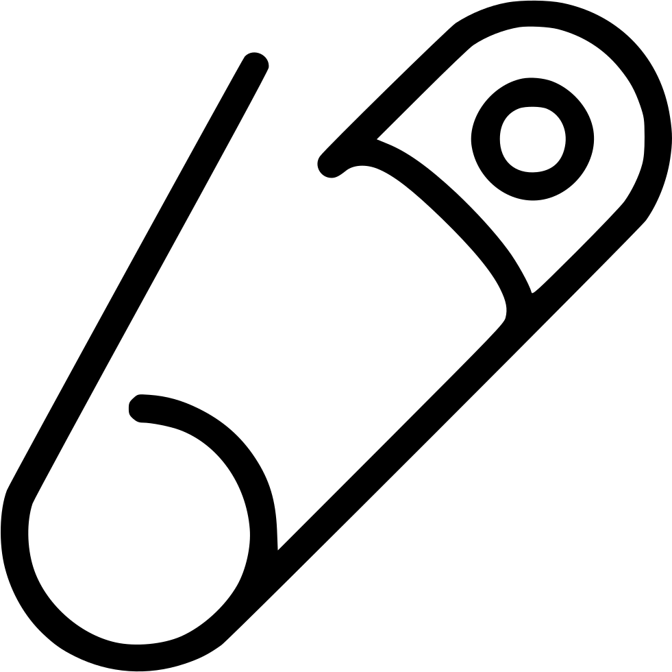 Png File Svg - Safety Pin (981x980)