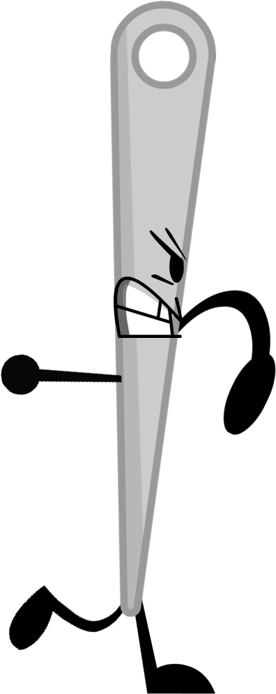 Needle Pose - Battle For Dream Island Needle (454x1005)