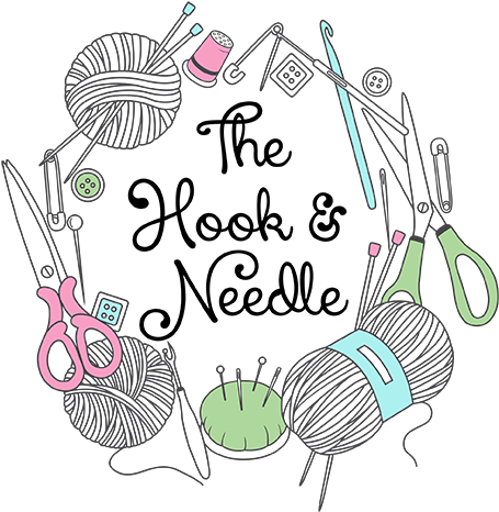 Hook & Needle Is A Monthly Crafters Free For All At - Drawing (516x514)