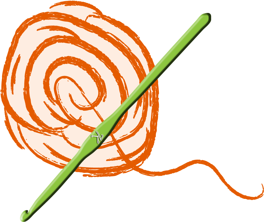 Abstract Yarn And Crochet Needle - Crochet Hook (1000x1000)