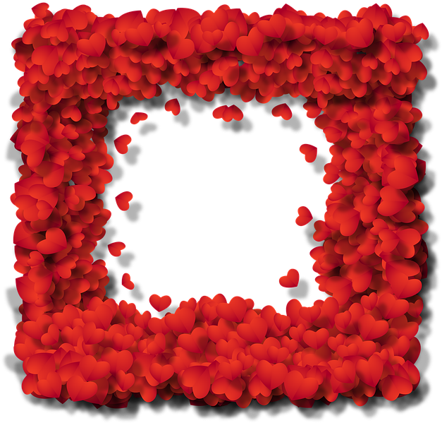 Frame, Heart, Wallpaper, Background, Love Heart - Heart (640x640)