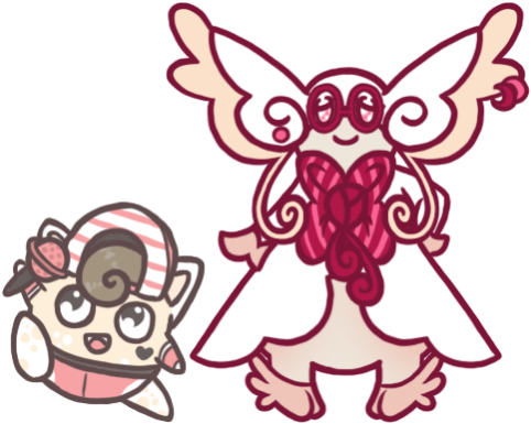 Mega Audino Nemo And Mod Cena Jigglypuff (*cough*jiggly - Cartoon (500x398)