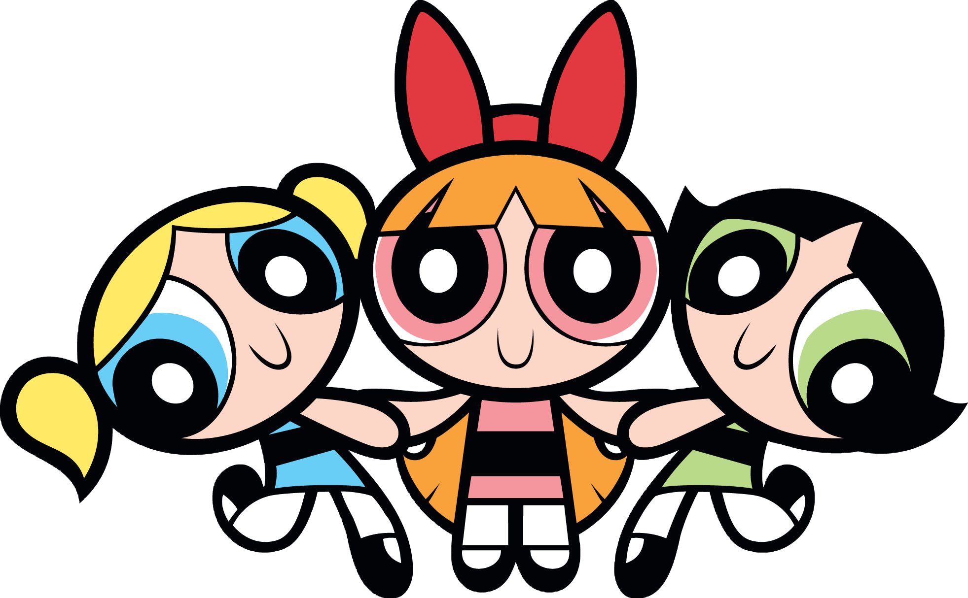Powerpuff Girls Clipart Name - Power Puff Girls Cartoon (1963x1214)