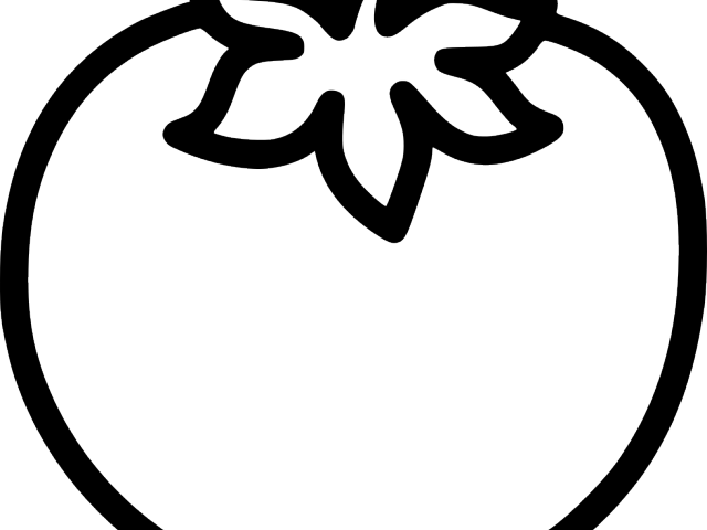 Drawn Tomato Svg - Tomato Black And White (640x480)