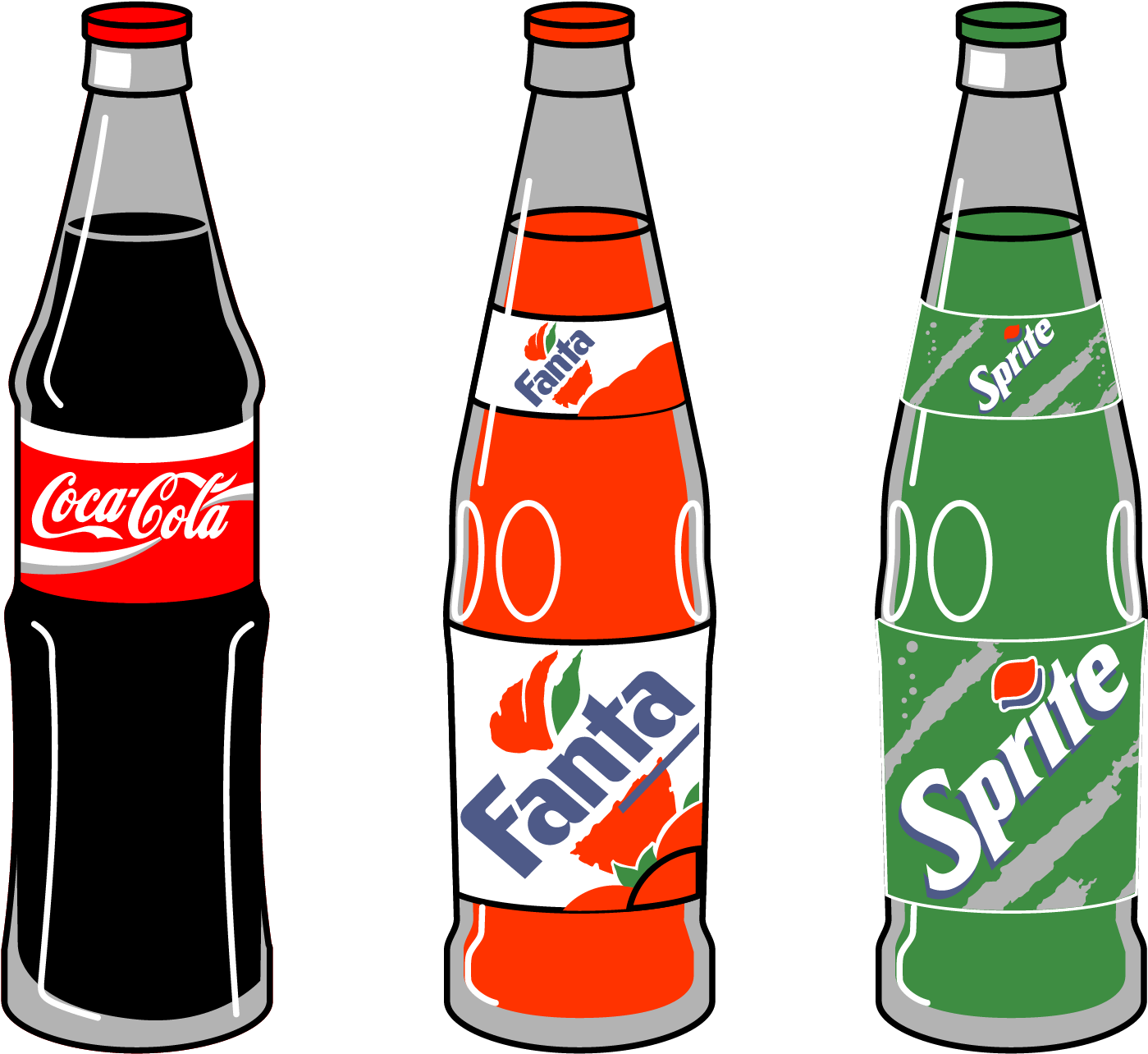 Coca Cola Soft Drink Pepsi Clip Art - Soft Drinks Clip Art (1606x1361)