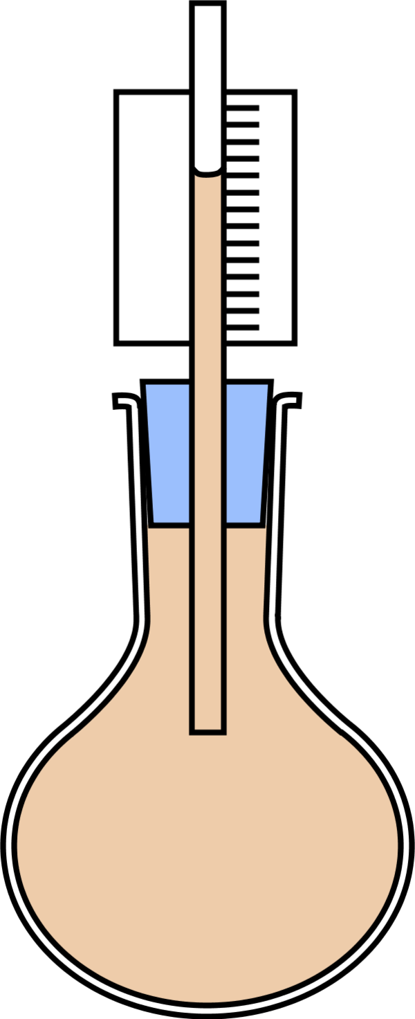 Laboratory Flasks Erlenmeyer Flask Thermal Expansion - Water Expansion (600x1472)