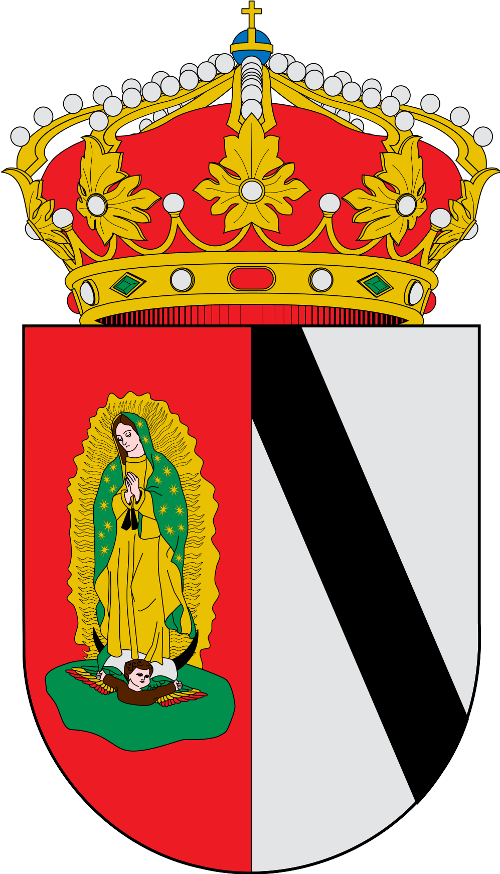 Open - Escudo Galicia Svg (1000x1773)