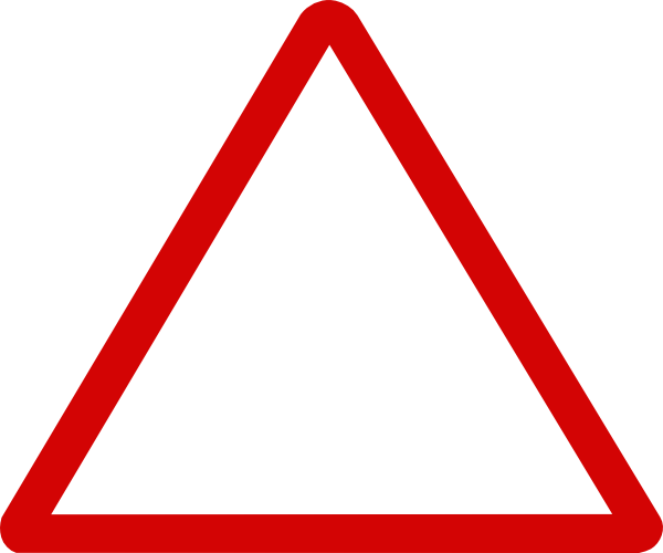 Red Triangle Sign Png (600x500)