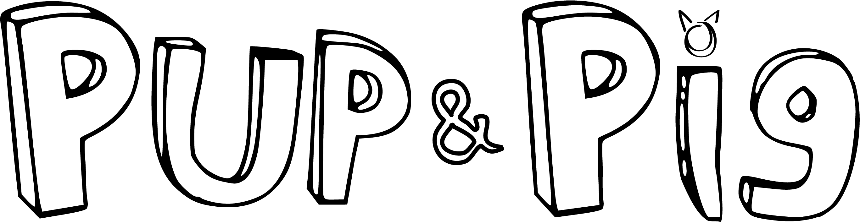 Pup And Pig - Pig (2734x710)