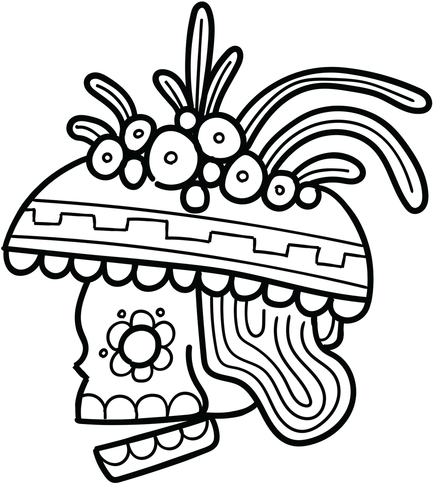 La Catrina An Icon Of Mexico's Día De Los Muertos, - La Catrina An Icon Of  Mexico's Día De Los Muertos, - (1800x1800) Png Clipart Download