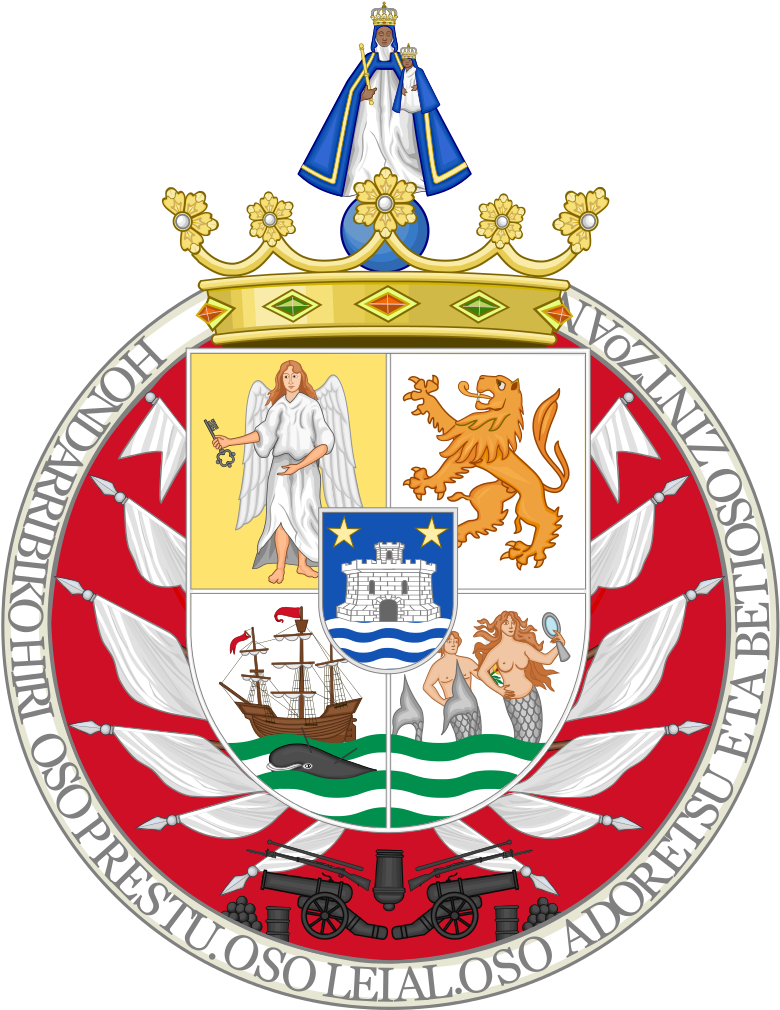 Coat Of Arms Of Hondarribia - Escudo Hondarribia (792x1024)