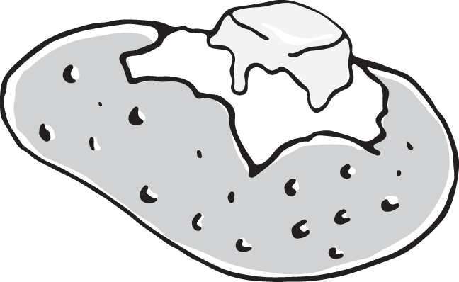 614 Baked Potato - Baked Potato (648x398)