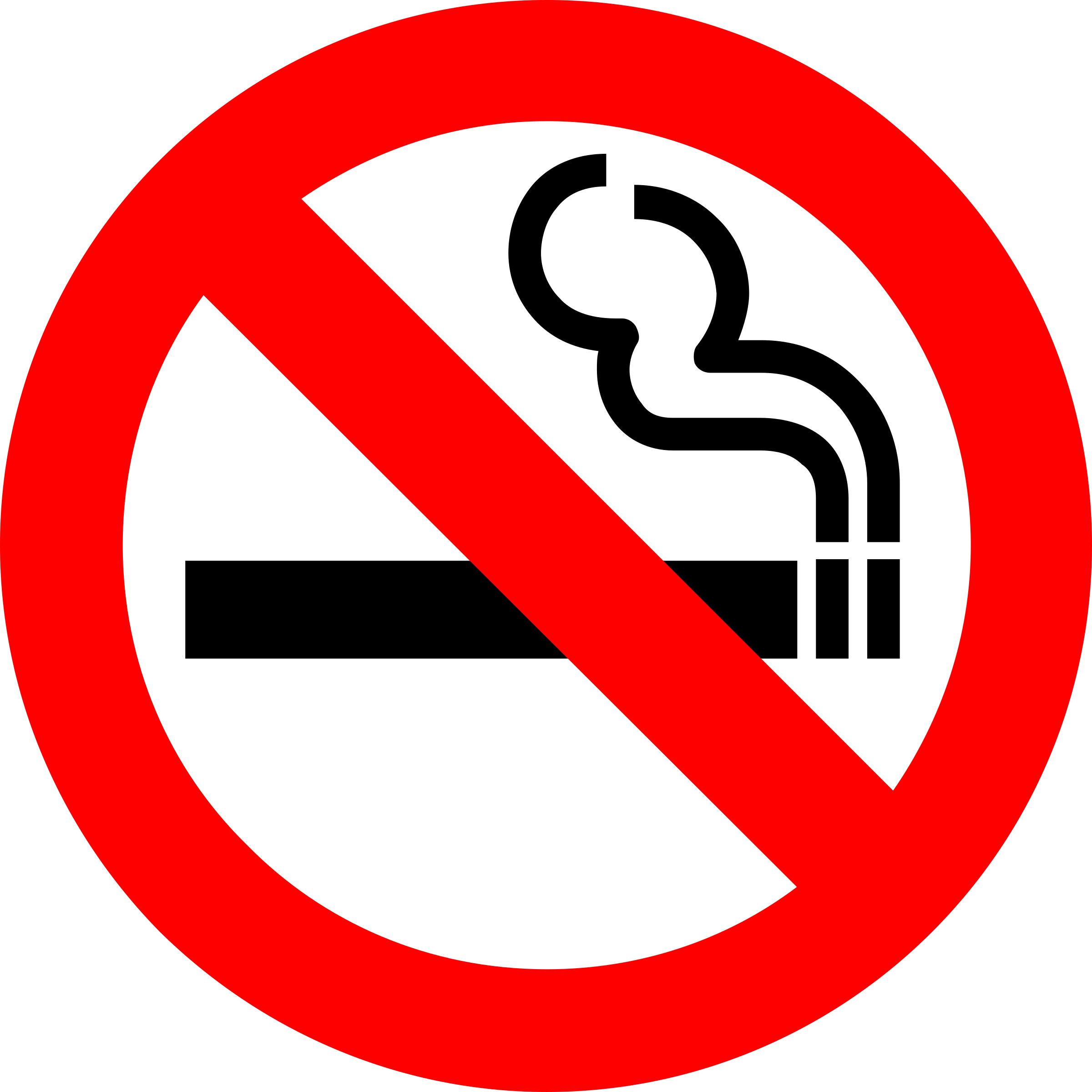 Prevention Is Better Than Cure - No Smoking Sign Svg (2400x2400)