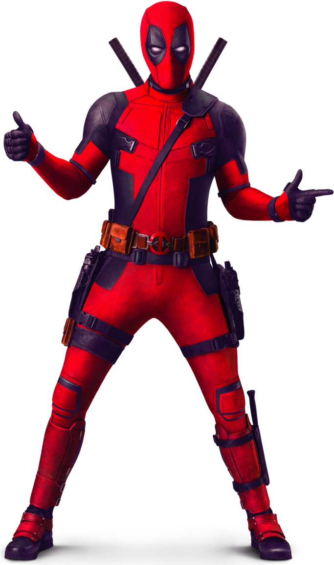 High School Homecoming Clip Art For Kids - Deadpool 2 Full Body (690x1158)