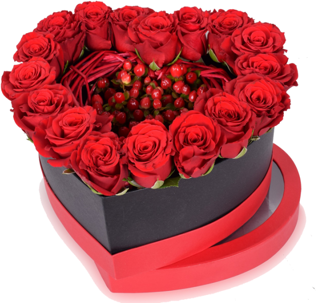 Open Heart -roses N Berries - Sentiments Flowers (640x648)