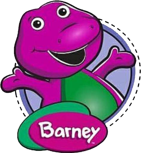 Barney Cartoon Design Updated - Barney Dump (561x597)