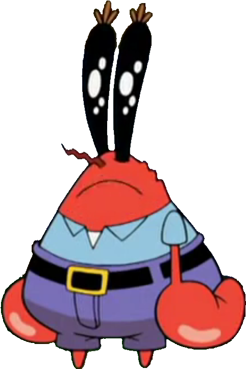Jellien Mr - Mr Krabs Transparent (506x780)