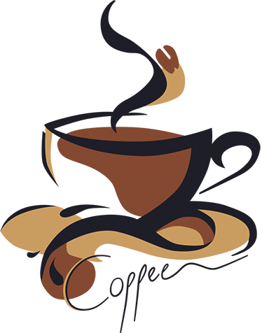 Steaming Coffee Cup Clipart (374x476)