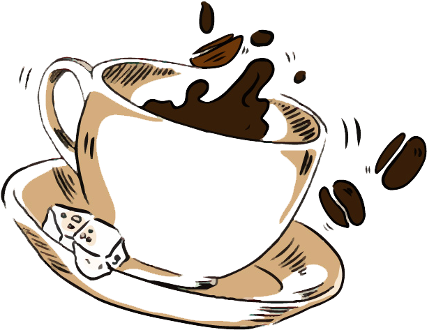 Coffee Cup Png Photo - Cafe (636x488)