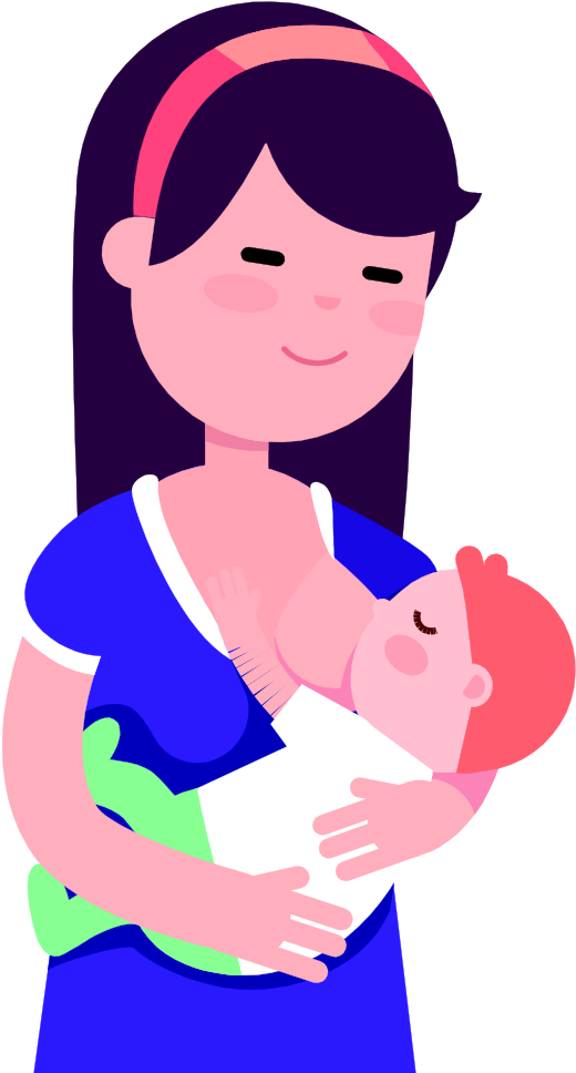 Mother And Baby Clipart Bottle Feeding - Mother Clipart (1067x1066)