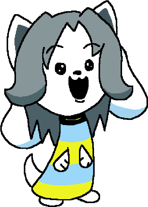 Temmie By Coffee-fawn - Cartoon (800x800)