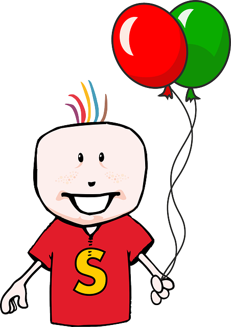 Balloon, Happy, Child, Infant, Kid, Party, Birthday - Happy Birthday: Birthday Notebook For 5 Years Old, (452x640)