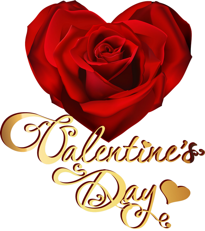 Garden Roses Valentines Day Greeting Card Clip Art - Garden Roses Valentines Day Greeting Card Clip Art (670x756)
