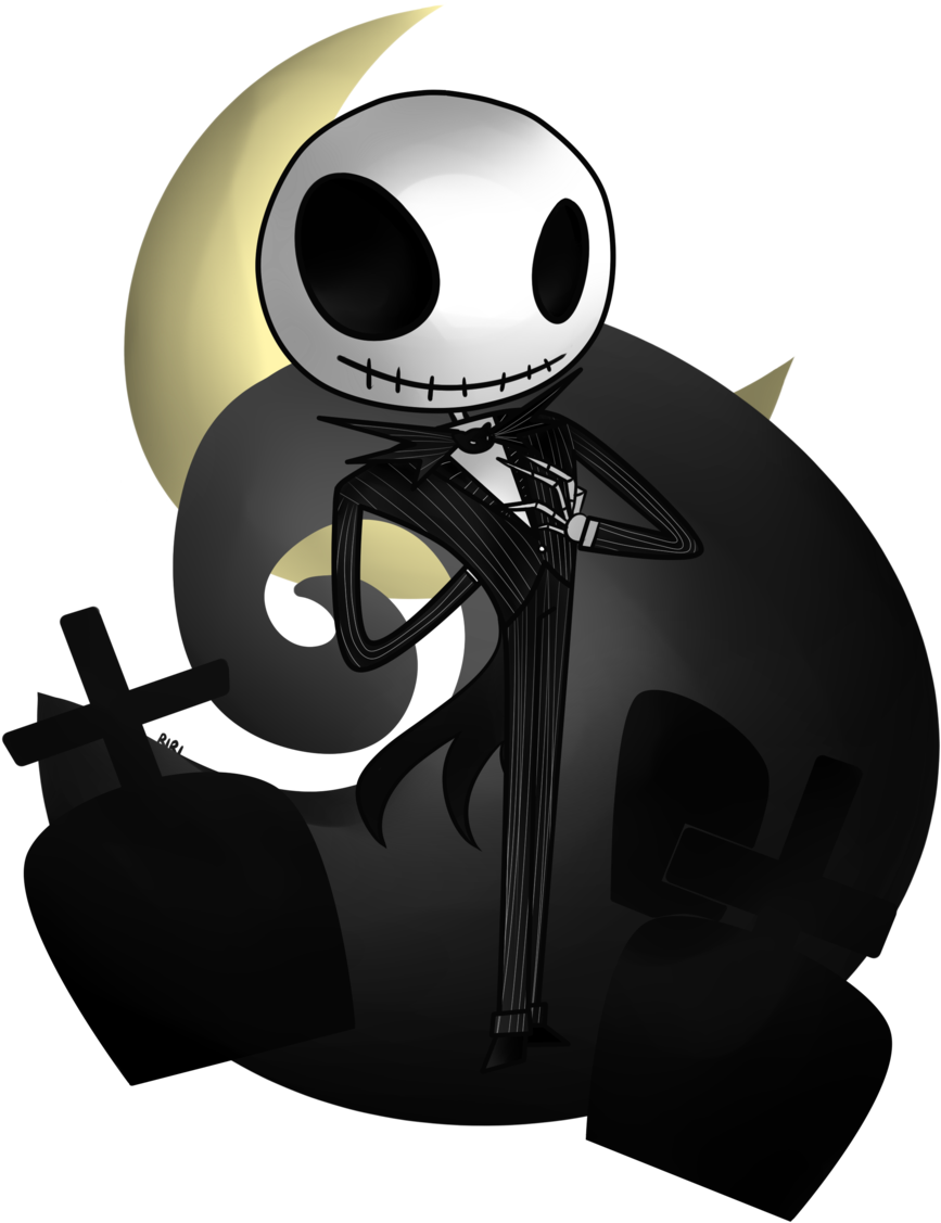 "jack Skellington" Collection Of User Gladiolus-12 - Jack The Pumpkin King Chibi (1024x1260)