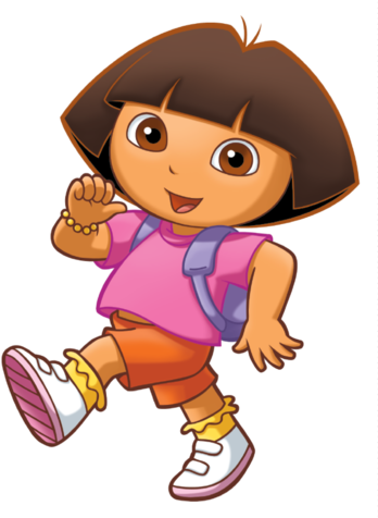 Dora The Explorer- In The Morning When I Was Little - Dora The Explorer Hat (361x479)