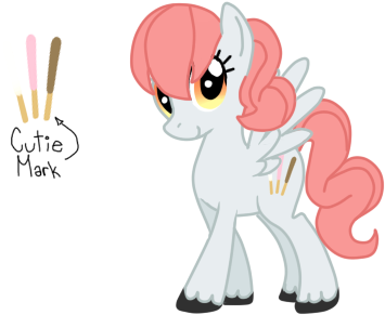 Clawed-nyasu 94 3 Whipsie Moo Pony Oc By Momsbaby - Cartoon (430x303)