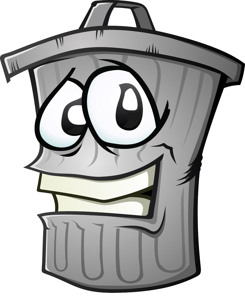 Waste Container Cartoon Clip Art - Waste Container Cartoon Clip Art (800x1000)