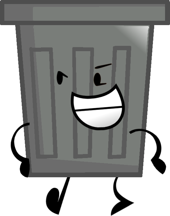 Trash Can - Waste Container (548x697)