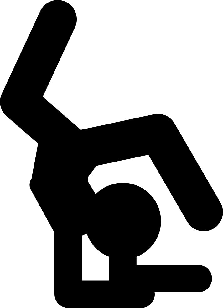 Artistic Gymnast Silhouette Comments - Que Es Silueta En Artistica (712x980)