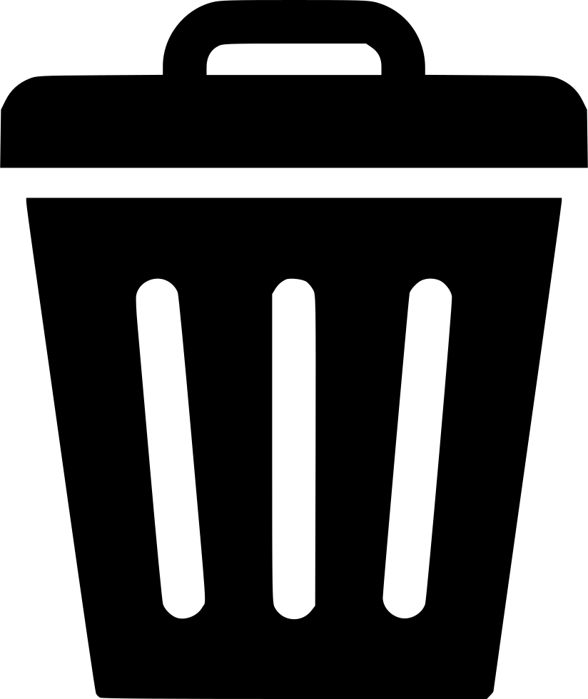 Trash Can Comments - Papelera Icono Png (824x980)