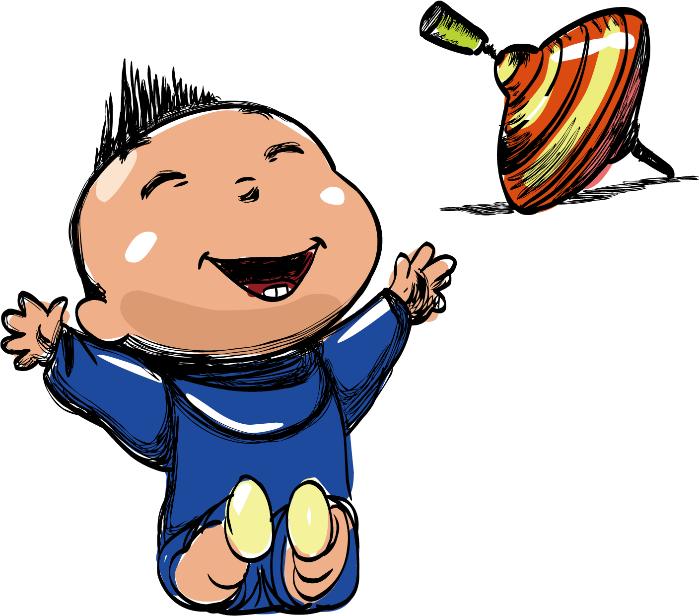 Infant Child Cartoon Clip Art - Infant Child Cartoon Clip Art (1500x1500)