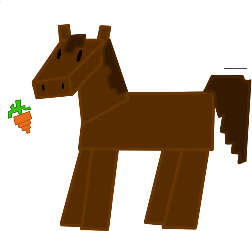 Minecraft Horse By Melodyofthenightfury On Deviantart - Minecraft (894x894)