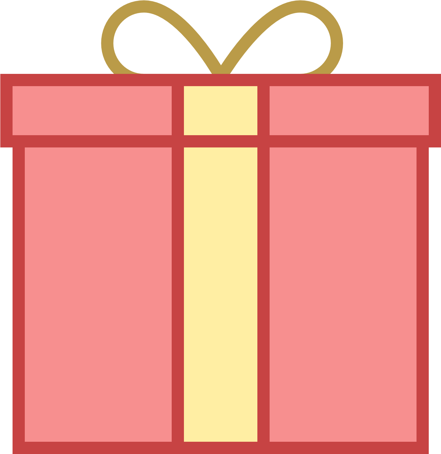 Square Gift Clipart - Gift Icon (1600x1600)