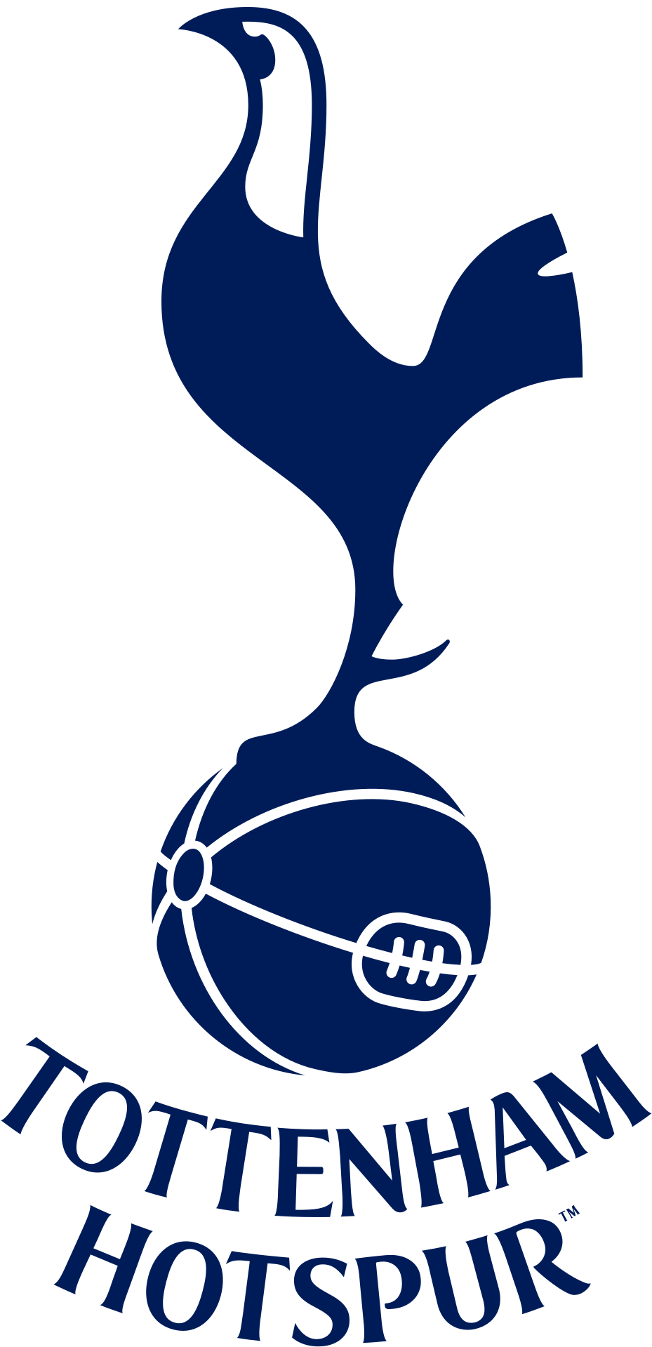 Tottenham Hotspur Logo - Tottenham Hotspur Logo (1000x1972)