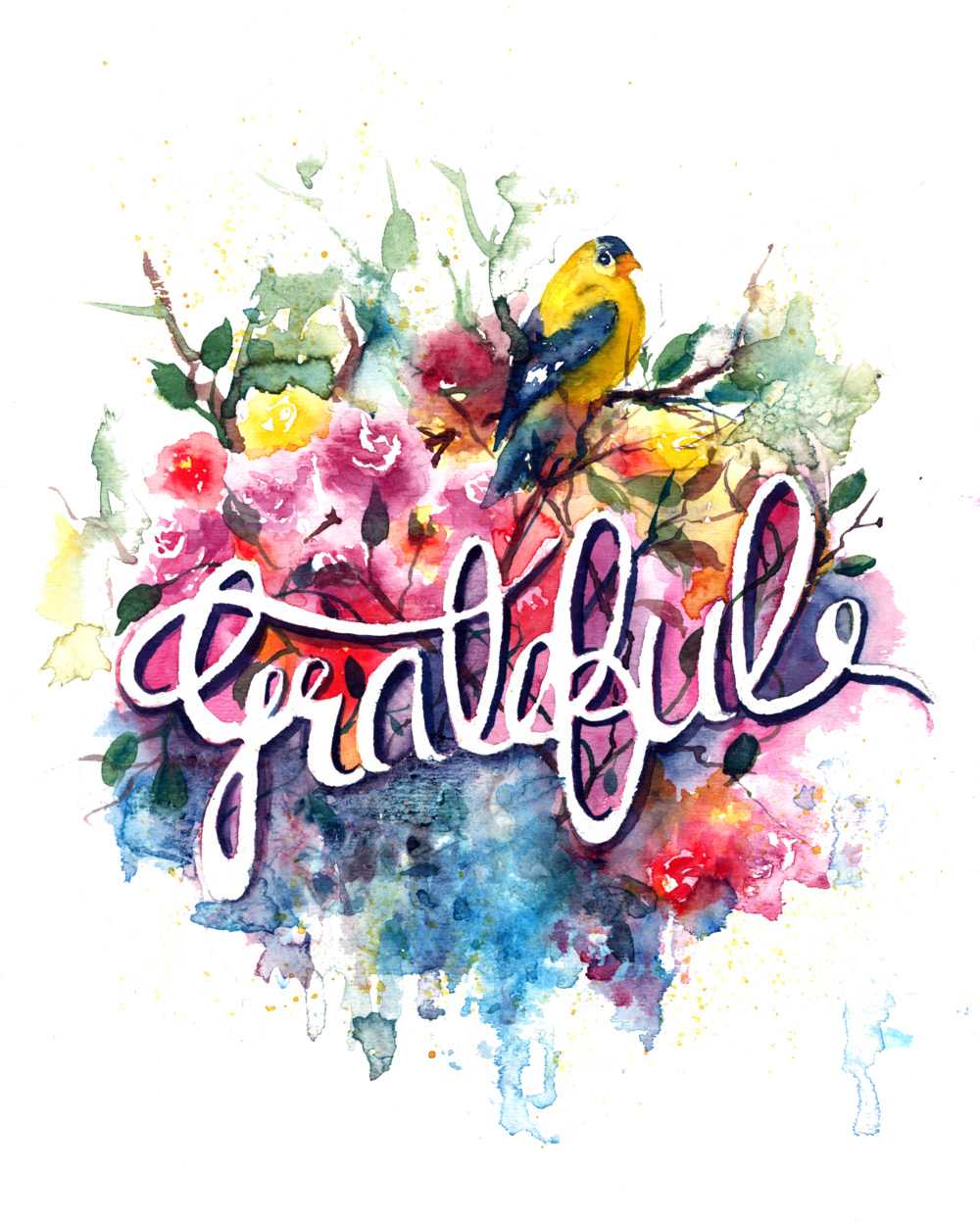 Grateful Res 300 - Floral Design (1000x1250)